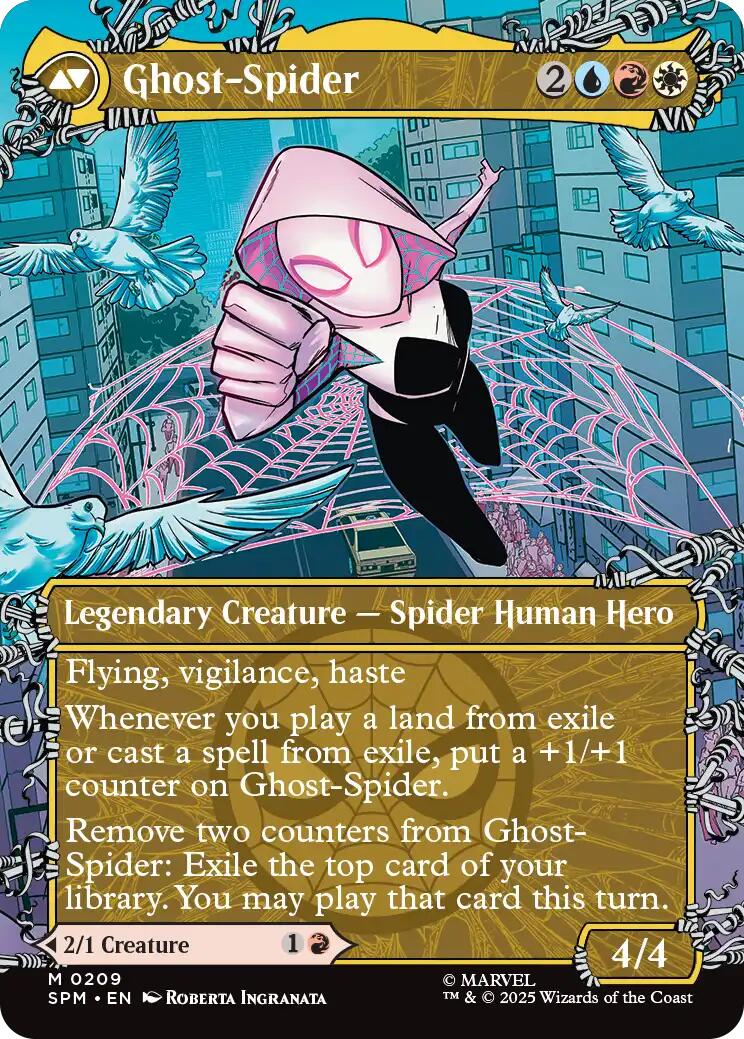 Gwen Stacy (0209) (Borderless) [Marvel's Spider-Man] - Magic: The Gathering - Card Brawlers | Quebec | Canada |