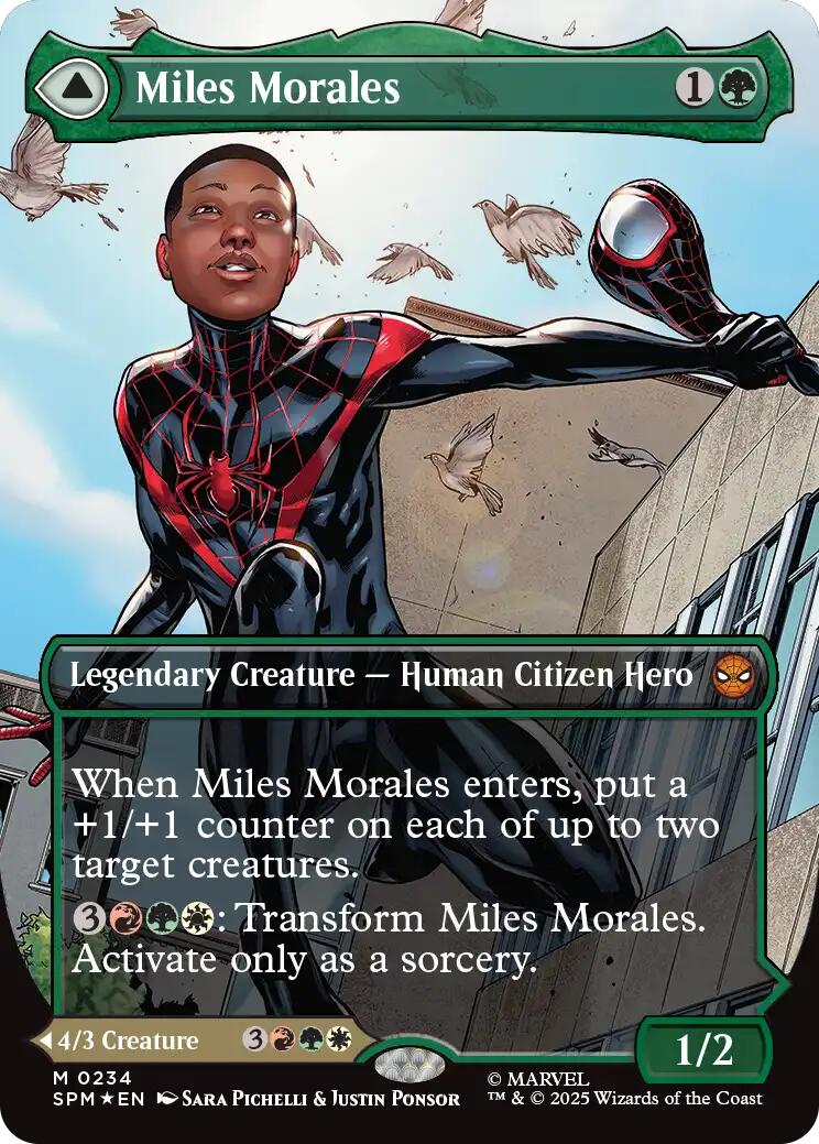 Miles Morales (0234) (Borderless) [Marvel's Spider-Man] - Magic: The Gathering - Card Brawlers | Quebec | Canada |