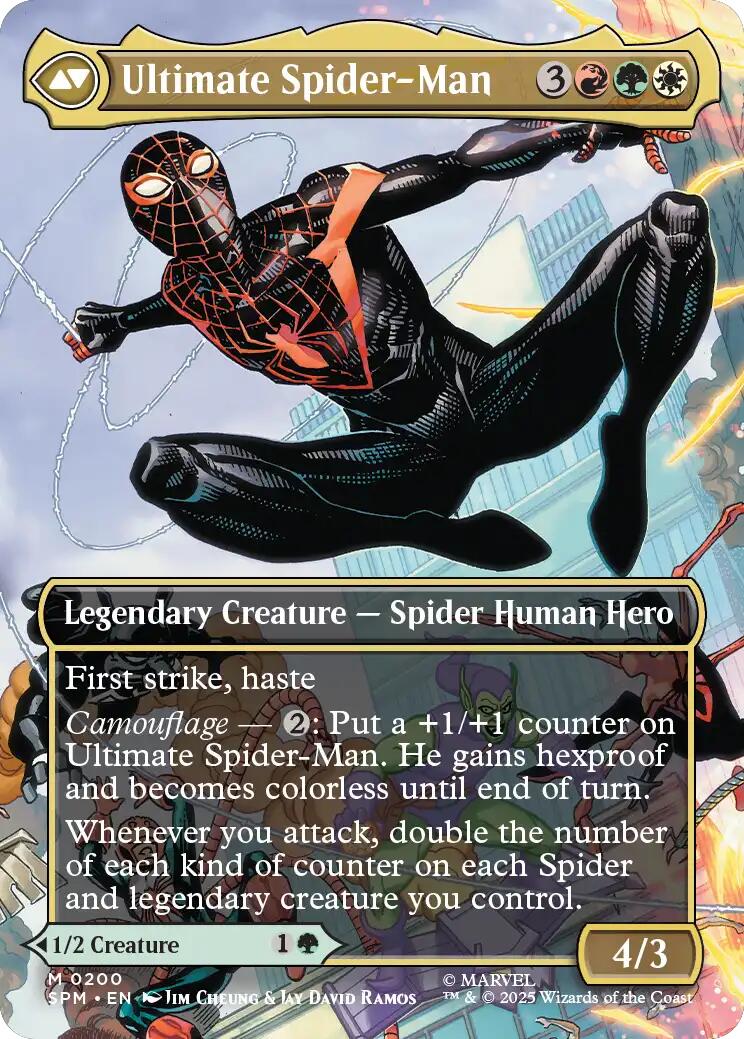 Miles Morales (0200) (Borderless) [Marvel's Spider-Man] - Magic: The Gathering - Card Brawlers | Quebec | Canada |