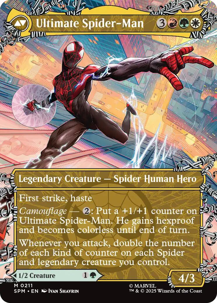 Miles Morales (0211) (Borderless) [Marvel's Spider-Man] - Magic: The Gathering - Card Brawlers | Quebec | Canada |
