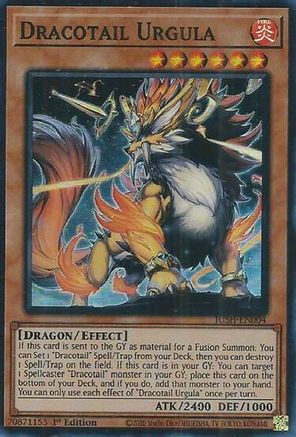 Dracotail Urgula (Super Rare) [JUSH-EN004] Super Rare - Yu-Gi-Oh! - Card Brawlers | Quebec | Canada |