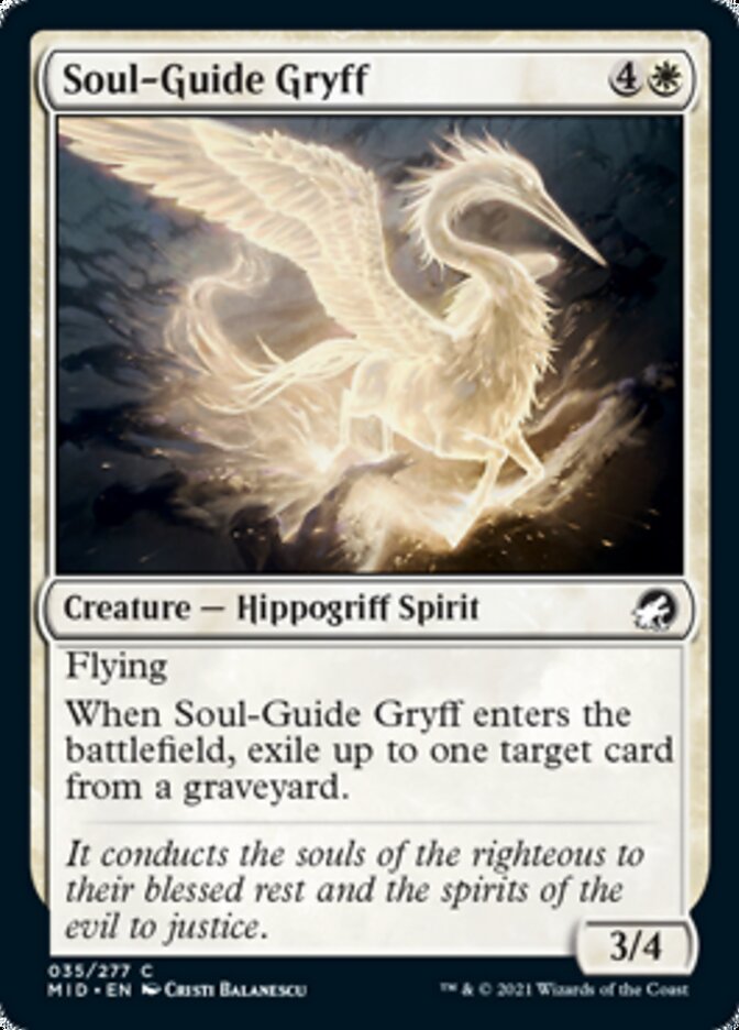 Soul-Guide Gryff [Innistrad: Midnight Hunt] - Magic: The Gathering - Card Brawlers | Quebec | Canada |