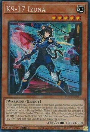 K9-17 Izuna (CR) [JUSH-EN031] Collector's Rare - Yu-Gi-Oh! - Card Brawlers | Quebec | Canada |