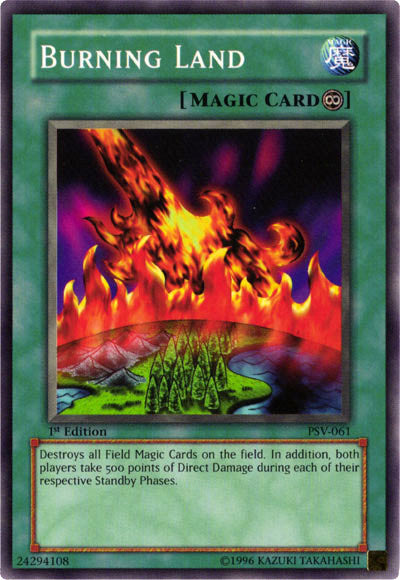 Burning Land [PSV-061] Common - Yu-Gi-Oh! - Card Brawlers | Quebec | Canada |
