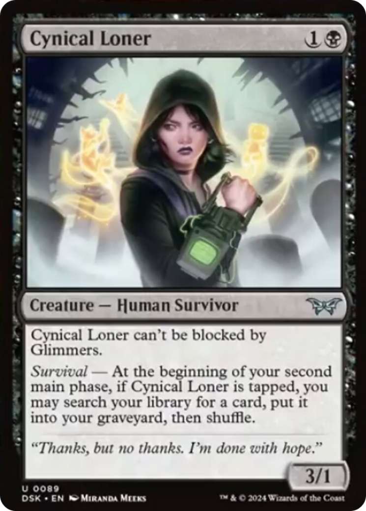 Cynical Loner [Duskmourn: House of Horror] - Magic: The Gathering - Card Brawlers | Quebec | Canada |