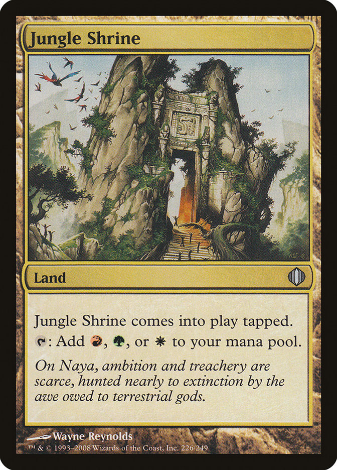 Jungle Shrine [Shards of Alara] - Magic: The Gathering - Card Brawlers | Quebec | Canada |