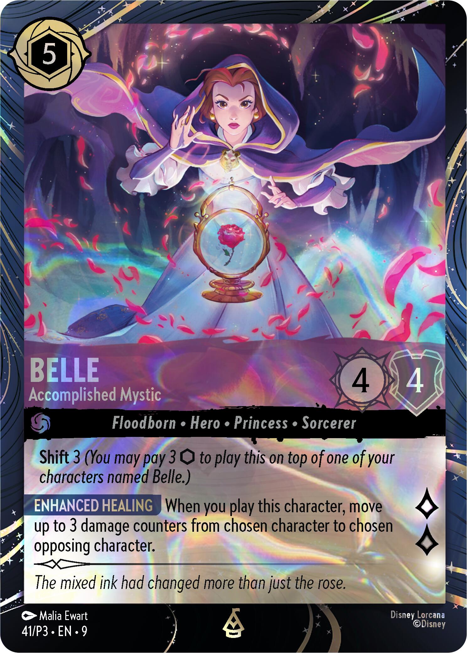 Belle - Accomplished Mystic (41) [Promo Cards] - Disney - Card Brawlers | Quebec | Canada |