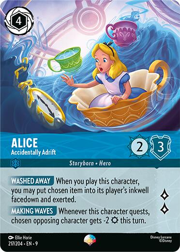 Alice - Accidentally Adrift (Epic) (217/204) [Fabled] - Disney - Card Brawlers | Quebec | Canada |