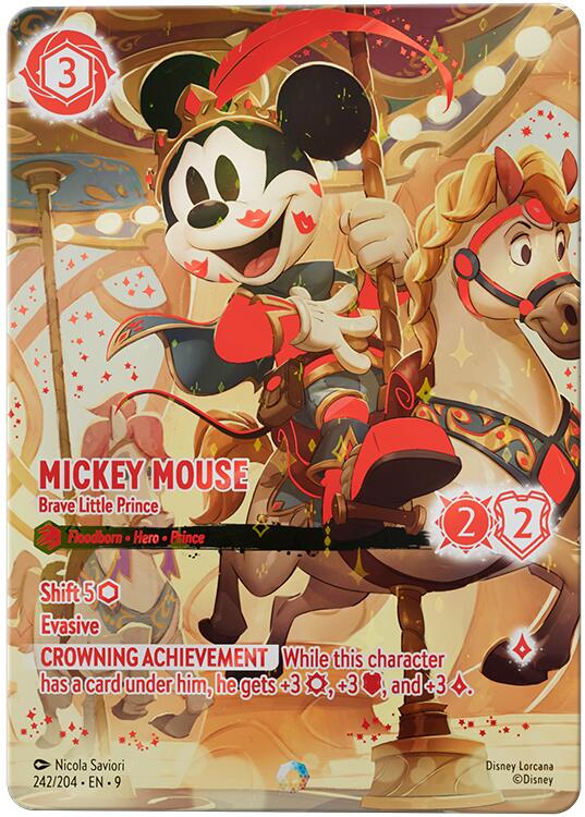 Mickey Mouse - Brave Little Prince (Iconic) (242/204) [Fabled] - Disney - Card Brawlers | Quebec | Canada |