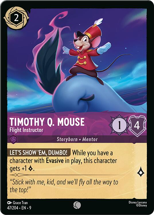 Timothy Q. Mouse - Flight Instructor (47/204) [Fabled] - Disney - Card Brawlers | Quebec | Canada |