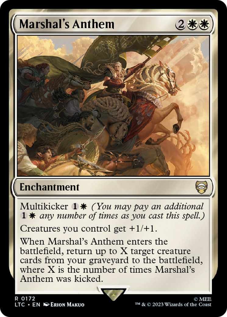 Marshal's Anthem [The Lord of the Rings: Tales of Middle-Earth Commander] - Magic: The Gathering - Card Brawlers | Quebec | Canada |