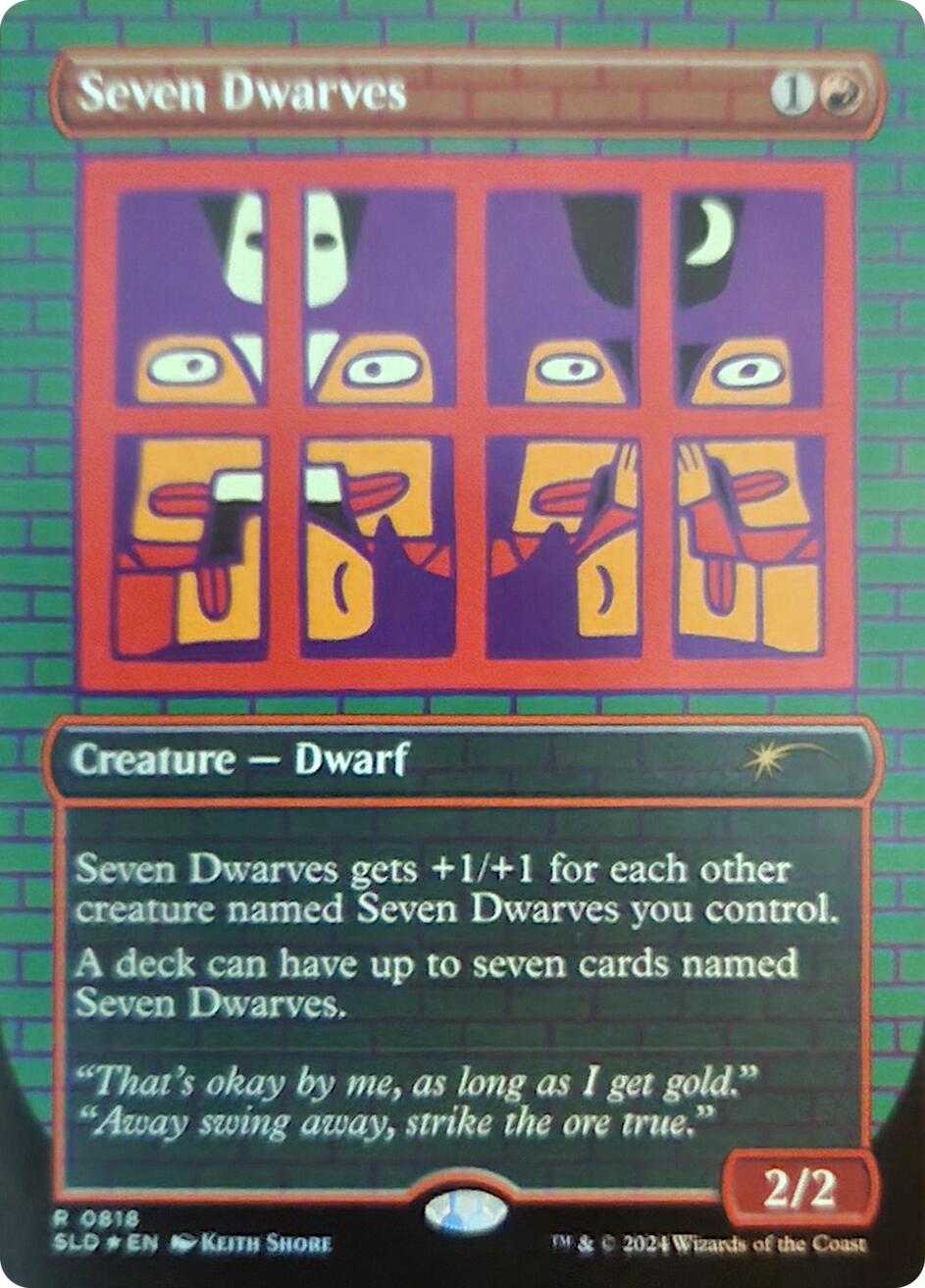 Seven Dwarves (0818) (Rainbow Foil) [Secret Lair Drop Series] - Magic: The Gathering - Card Brawlers | Quebec | Canada |
