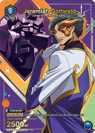 Jeremiah Gottwald (U*) (UEX03BT/CGH-2-006) - UEX03BT CODE GEASS Lelouch of the Rebellion Vol2 Foil - UEX03BT: CODE GEASS: Lelouch of the Rebellion Vol.2 - Card Brawlers | Quebec | Canada |