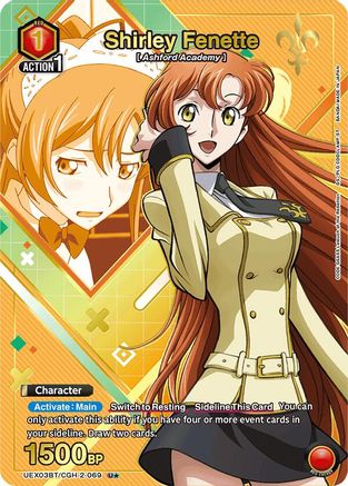 Shirley Fenette (U*) (UEX03BT/CGH-2-069) - UEX03BT CODE GEASS Lelouch of the Rebellion Vol2 Foil - UEX03BT: CODE GEASS: Lelouch of the Rebellion Vol.2 - Card Brawlers | Quebec | Canada |