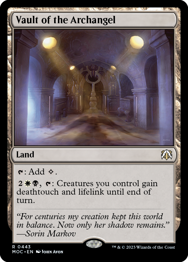 Vault of the Archangel [March of the Machine Commander] - Magic: The Gathering - Card Brawlers | Quebec | Canada |