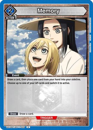 Memory (UE10BT/AOT-1-029) - UE10BT Attack on Titan - UE10BT: Attack on Titan - Card Brawlers | Quebec | Canada |