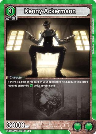 Kenny Ackermann (035) (UE10BT/AOT-1-035) - UE10BT Attack on Titan - UE10BT: Attack on Titan - Card Brawlers | Quebec | Canada |