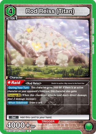 Rod Reiss (Titan) (UE10BT/AOT-1-038) - UE10BT Attack on Titan Foil - UE10BT: Attack on Titan - Card Brawlers | Quebec | Canada |