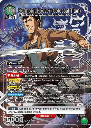 Bertholdt Hoover (Colossal Titan) (SR*) (UE10BT/AOT-1-057) - UE10BT Attack on Titan Foil - UE10BT: Attack on Titan - Card Brawlers | Quebec | Canada |