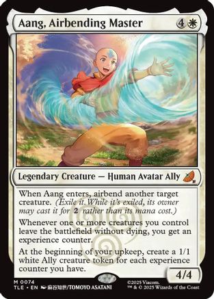 Aang, Airbending Master [Avatar: The Last Airbender: Eternal-Legal] - Magic: The Gathering - Card Brawlers | Quebec | Canada |