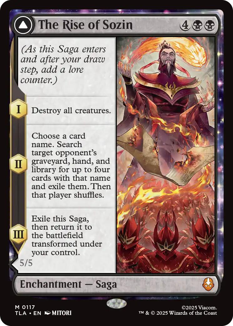 The Rise of Sozin [Avatar: The Last Airbender] - Magic: The Gathering - Card Brawlers | Quebec | Canada |