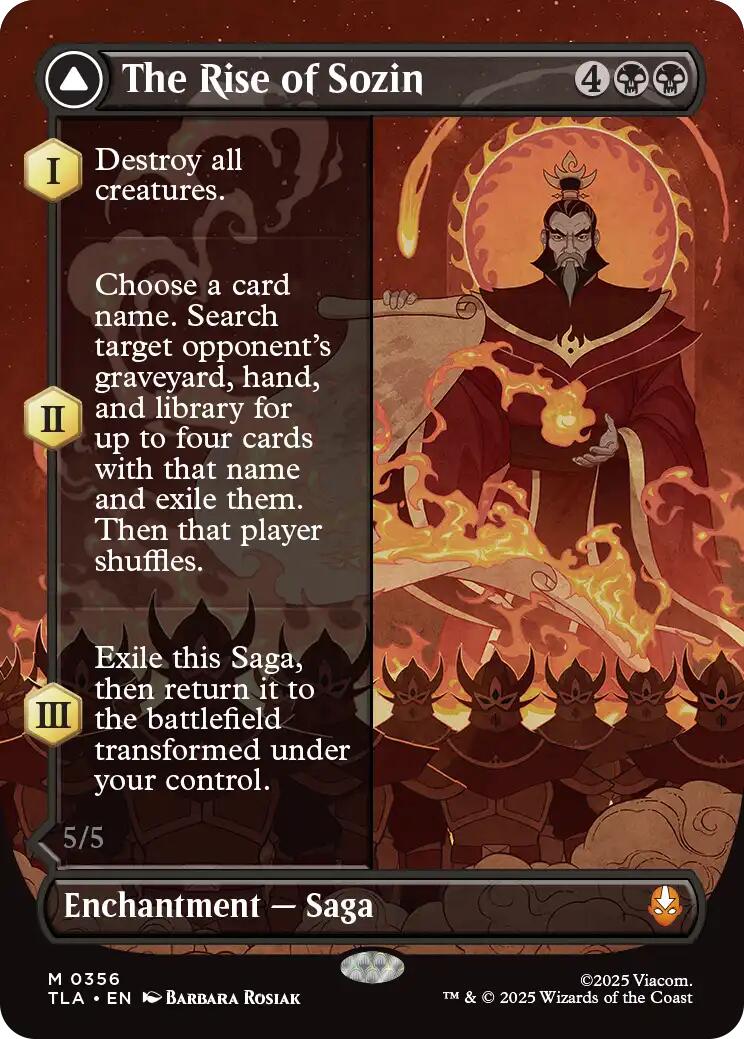 The Rise of Sozin (Borderless) [Avatar: The Last Airbender] - Magic: The Gathering - Card Brawlers | Quebec | Canada |