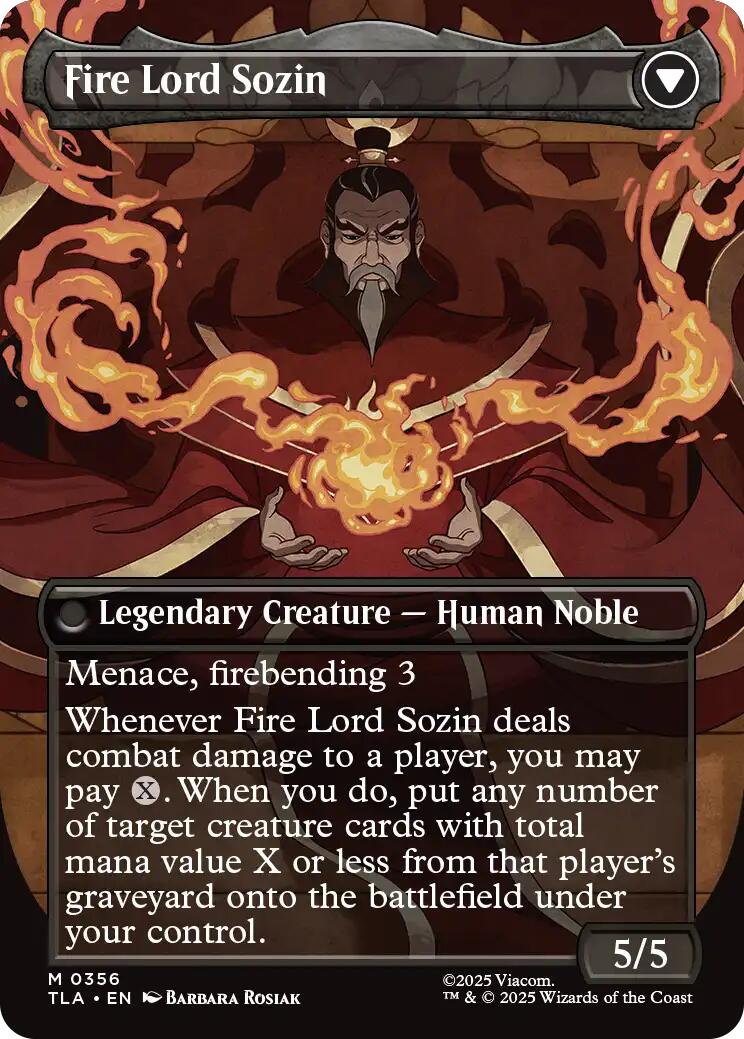 The Rise of Sozin (Borderless) [Avatar: The Last Airbender] - Magic: The Gathering - Card Brawlers | Quebec | Canada |