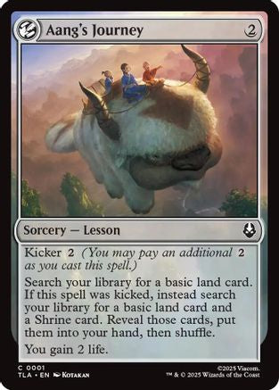 Aang's Journey [Avatar: The Last Airbender] - Magic: The Gathering - Card Brawlers | Quebec | Canada |