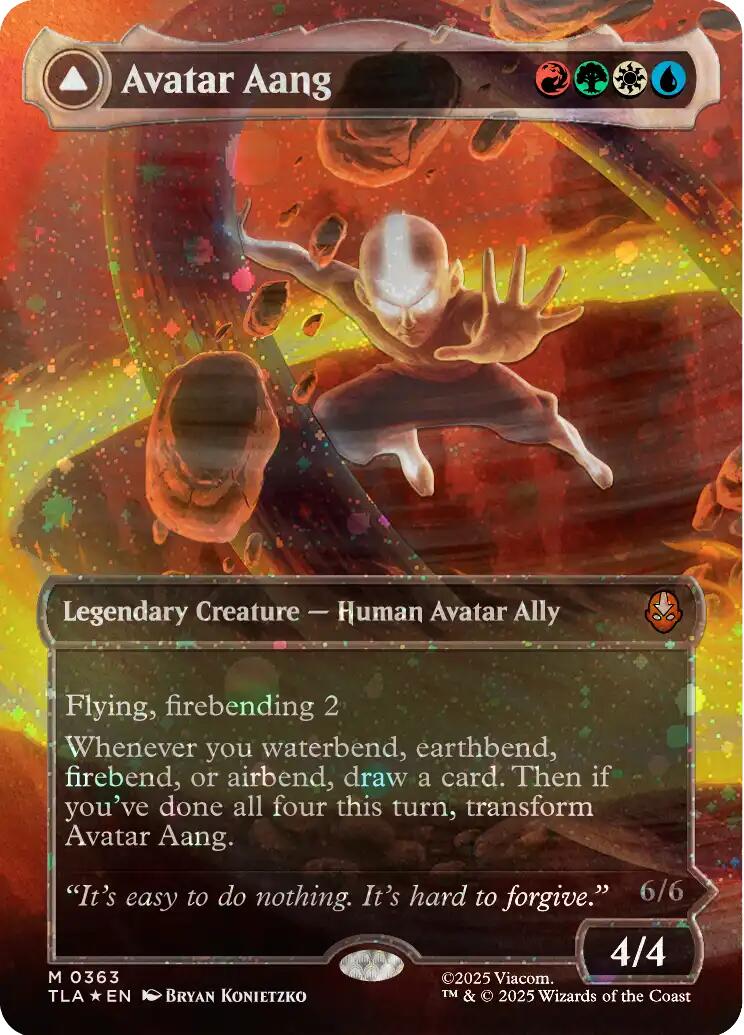 Avatar Aang (Raised Foil) [Avatar: The Last Airbender] - Magic: The Gathering - Card Brawlers | Quebec | Canada |