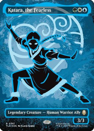 Katara, the Fearless (Borderless Battle Pose) [Avatar: The Last Airbender] - Magic: The Gathering - Card Brawlers | Quebec | Canada |