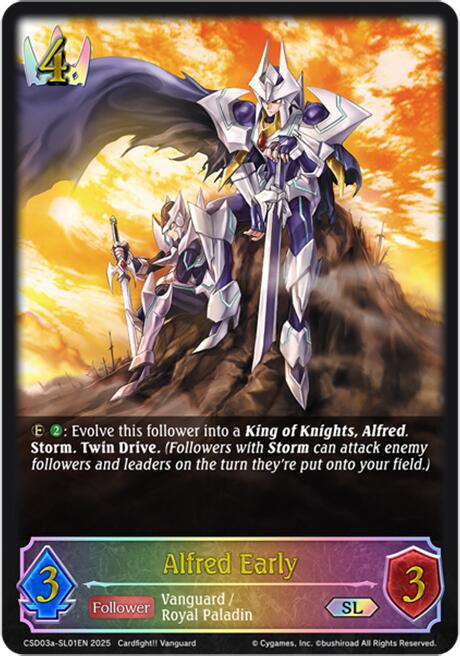 Alfred Early (CSD03a-SL01EN) [Cardfight!! Vanguard: Sanctuary Knight Brigade] - Bushiroad - Card Brawlers | Quebec | Canada |