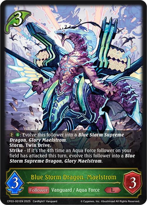 Blue Storm Dragon, Maelstrom (CP03-001EN) [Cardfight!! Vanguard] - Bushiroad - Card Brawlers | Quebec | Canada |
