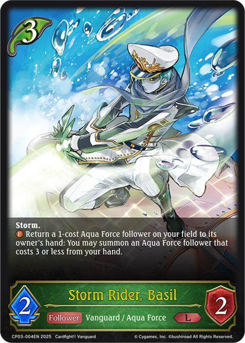Storm Rider, Basil (CP03-004EN) [Cardfight!! Vanguard] - Bushiroad - Card Brawlers | Quebec | Canada |
