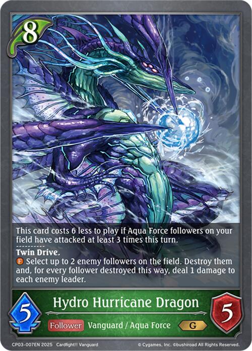 Hydro Hurricane Dragon (CP03-007EN) [Cardfight!! Vanguard] - Bushiroad - Card Brawlers | Quebec | Canada |