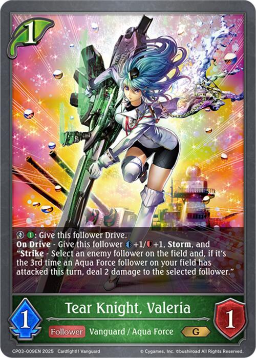 Tear Knight, Valeria (CP03-009EN) [Cardfight!! Vanguard] - Bushiroad - Card Brawlers | Quebec | Canada |