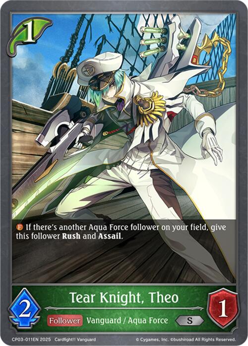 Tear Knight, Theo (CP03-011EN) [Cardfight!! Vanguard] - Bushiroad - Card Brawlers | Quebec | Canada |
