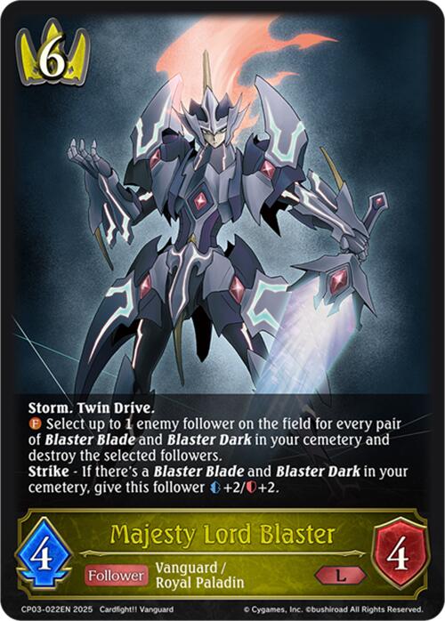 Majesty Lord Blaster (CP03-022EN) [Cardfight!! Vanguard] - Bushiroad - Card Brawlers | Quebec | Canada |