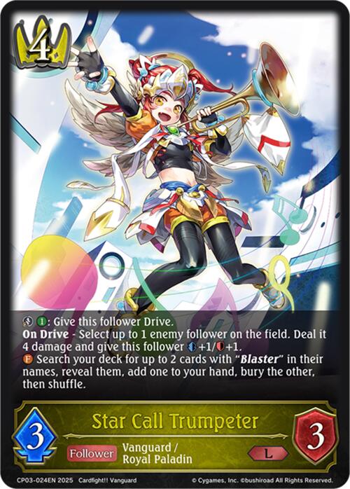 Star Call Trumpeter (CP03-024EN) [Cardfight!! Vanguard] - Bushiroad - Card Brawlers | Quebec | Canada |