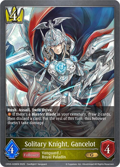 Solitary Knight, Gancelot (CP03-028EN) [Cardfight!! Vanguard] - Bushiroad - Card Brawlers | Quebec | Canada |
