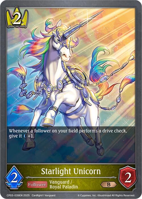 Starlight Unicorn (CP03-039EN) [Cardfight!! Vanguard] - Bushiroad - Card Brawlers | Quebec | Canada |