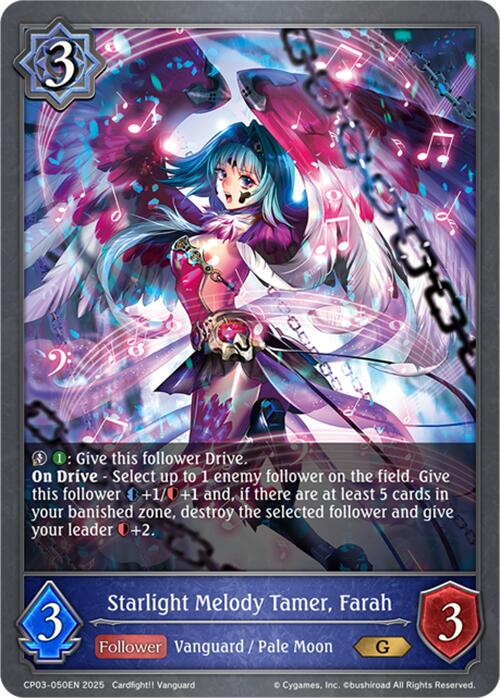 Starlight Melody Tamer, Farah (CP03-050EN) [Cardfight!! Vanguard] - Bushiroad - Card Brawlers | Quebec | Canada |