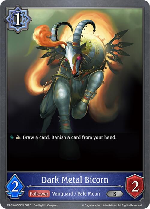 Dark Metal Bicorn (CP03-052EN) [Cardfight!! Vanguard] - Bushiroad - Card Brawlers | Quebec | Canada |