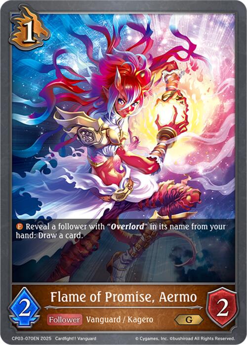 Flame of Promise, Aermo (CP03-070EN) [Cardfight!! Vanguard] - Bushiroad - Card Brawlers | Quebec | Canada |