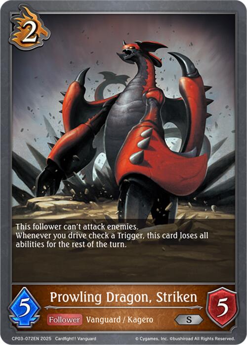 Prowling Dragon, Striken (CP03-072EN) [Cardfight!! Vanguard] - Bushiroad - Card Brawlers | Quebec | Canada |