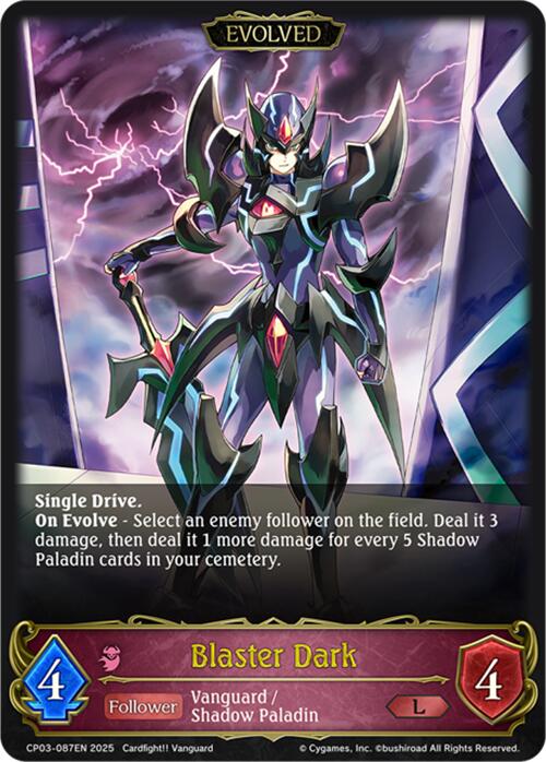 Blaster Dark (Evolved) (CP03-087EN) [Cardfight!! Vanguard] - Bushiroad - Card Brawlers | Quebec | Canada |