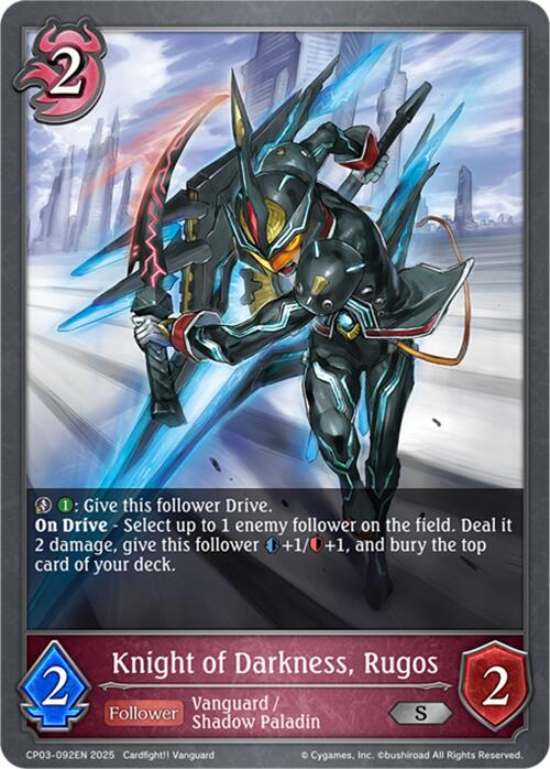 Knight of Darkness, Rugos (CP03-092EN) [Cardfight!! Vanguard] - Bushiroad - Card Brawlers | Quebec | Canada |