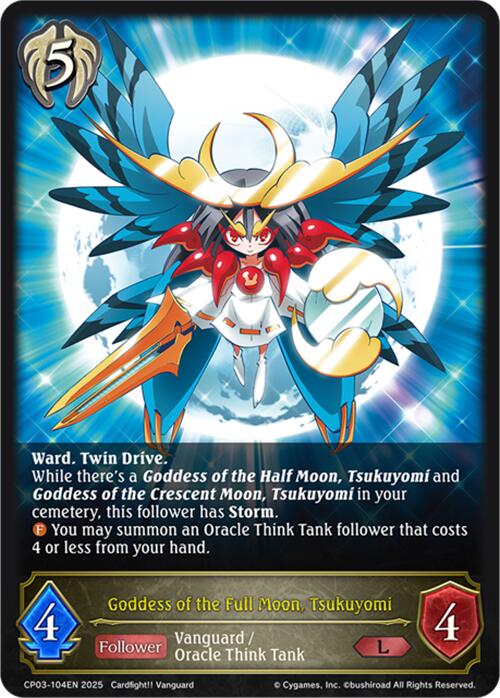 Goddess of the Full Moon, Tsukuyomi (CP03-104EN) [Cardfight!! Vanguard] - Bushiroad - Card Brawlers | Quebec | Canada |