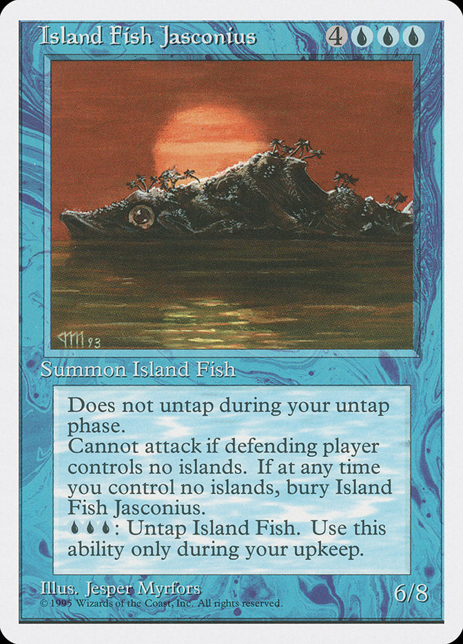 Island Fish Jasconius [Fourth Edition] - Magic: The Gathering - Card Brawlers | Quebec | Canada |