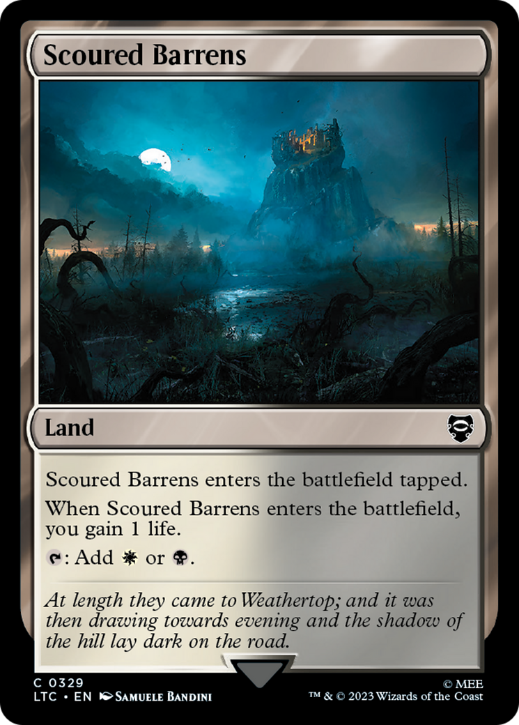 Scoured Barrens [The Lord of the Rings: Tales of Middle-Earth Commander] - Magic: The Gathering - Card Brawlers | Quebec | Canada |