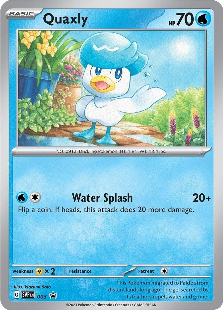 Quaxly (003) [Scarlet & Violet: Black Star Promos] - Pokémon - Card Brawlers | Quebec | Canada |